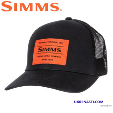 Кепка Simms Original Patch Trucker Black